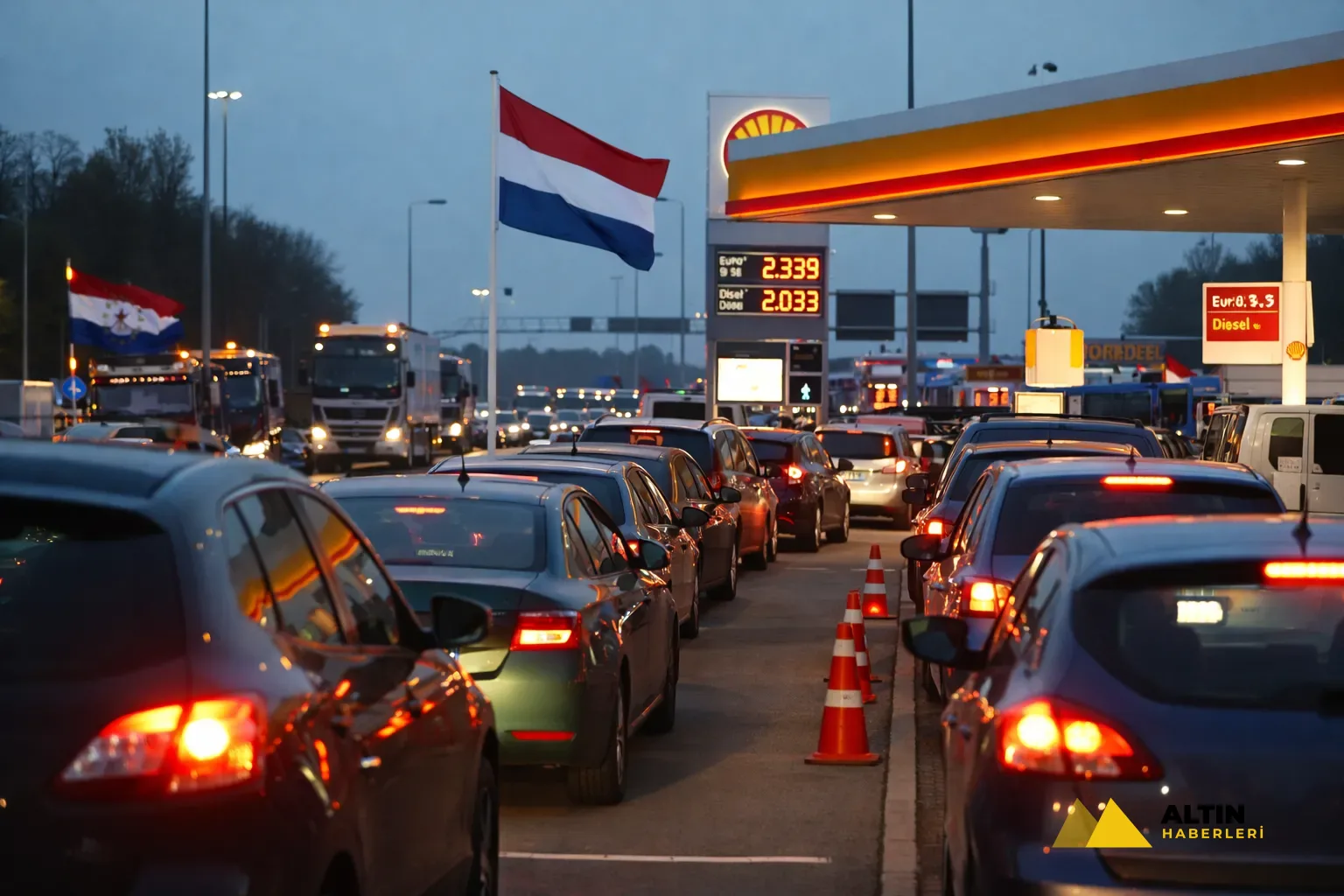 Hollanda’da ekonomik kaos: Akaryakıt ve enerji krizi Avrupa’yı vurdu