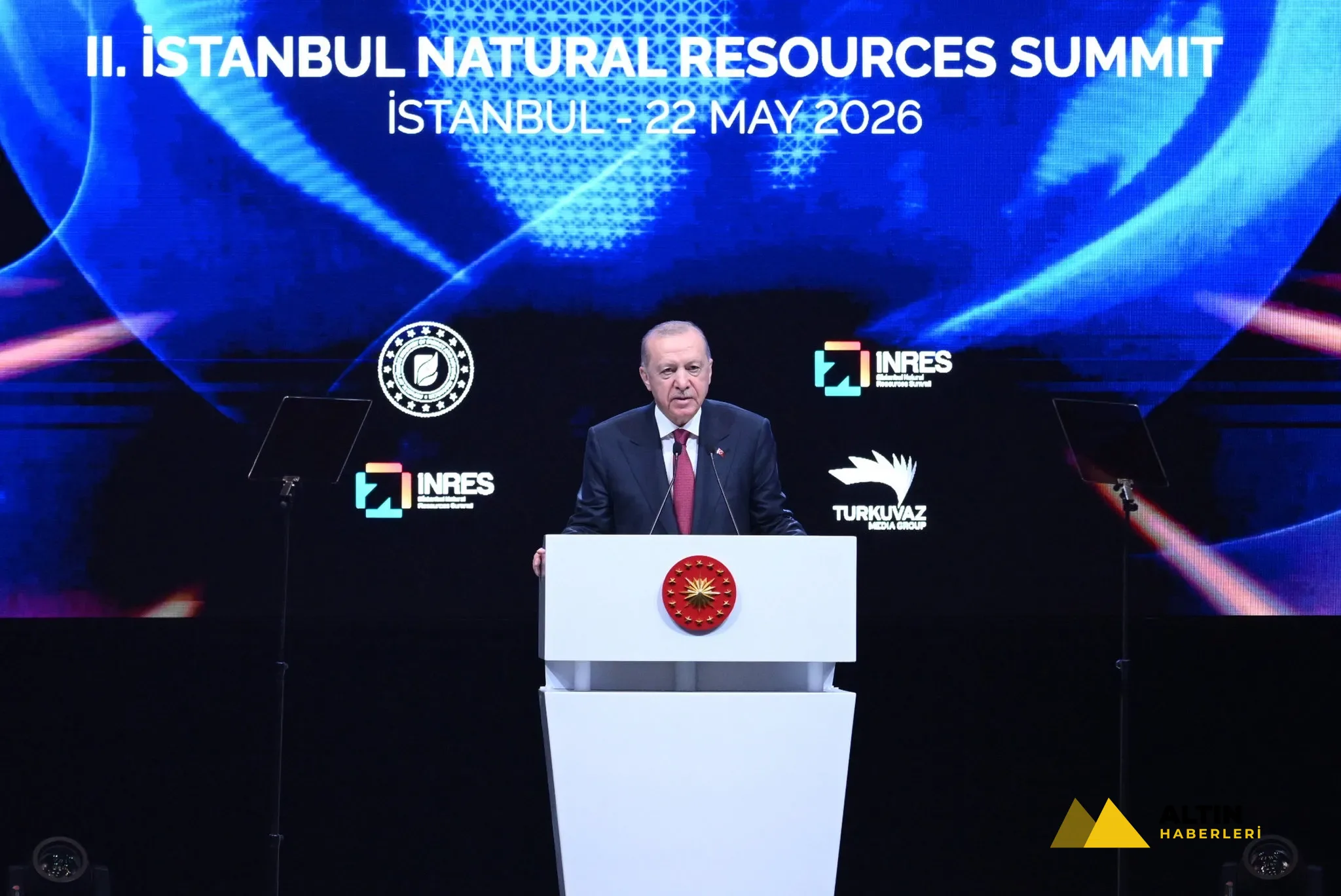 Dünyanın gözü Turkuvaz Medya öncülüğünde INRES 2026'da! Başkan Erdoğan: Maden çeşitliği açısından 9'uncu sıradayız