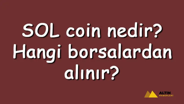 SOL coin nedir? Hangi borsalardan alınır? Solana ne zaman çıktı? Ne iş yapar?