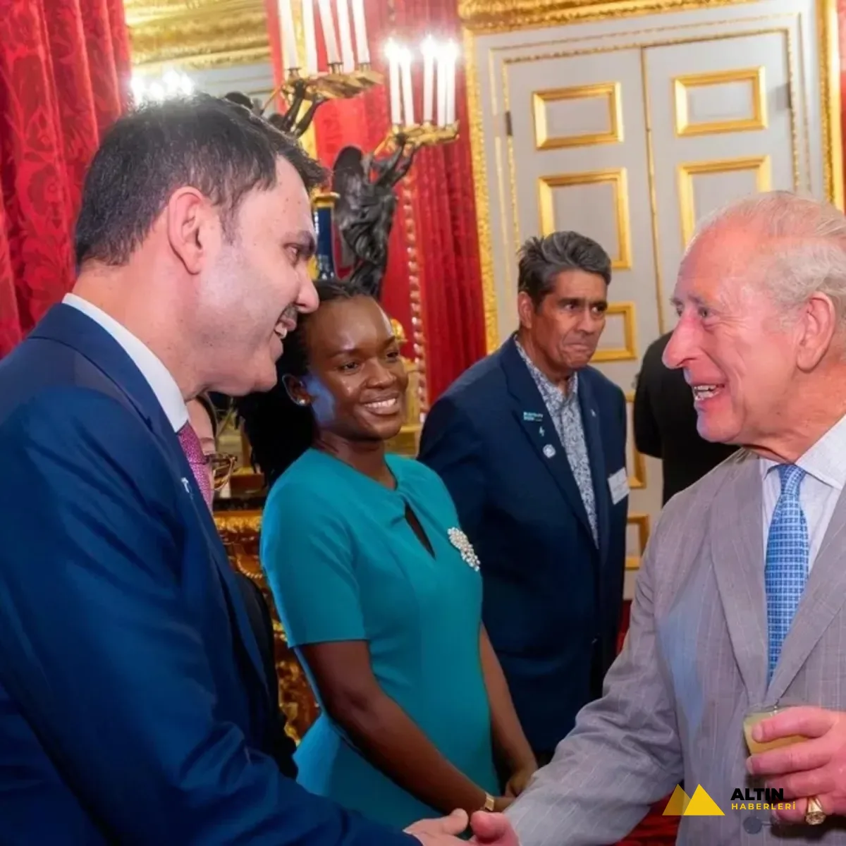 Bakan Kurum'dan Londra'da kritik temas! Kral Charles'ın ev sahipliğindeki resepsiyona katıldı